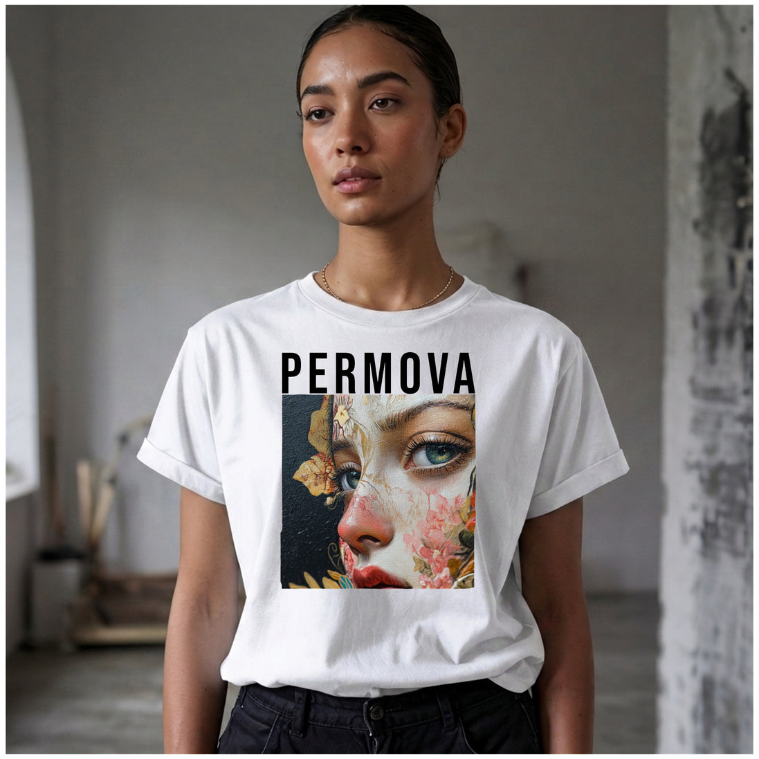 PERMOVA Floral Portrait Tee