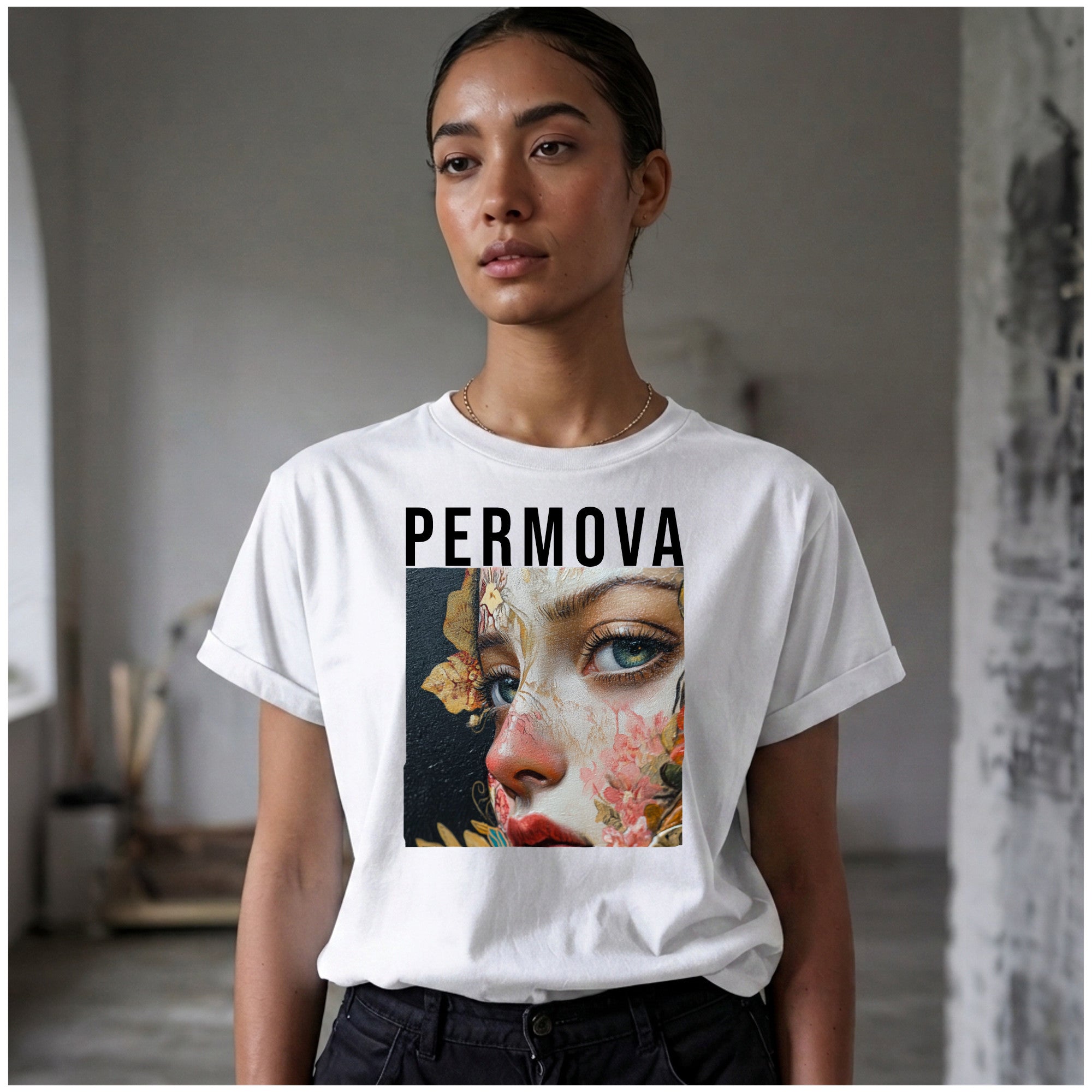 PERMOVA Floral Portrait Tee