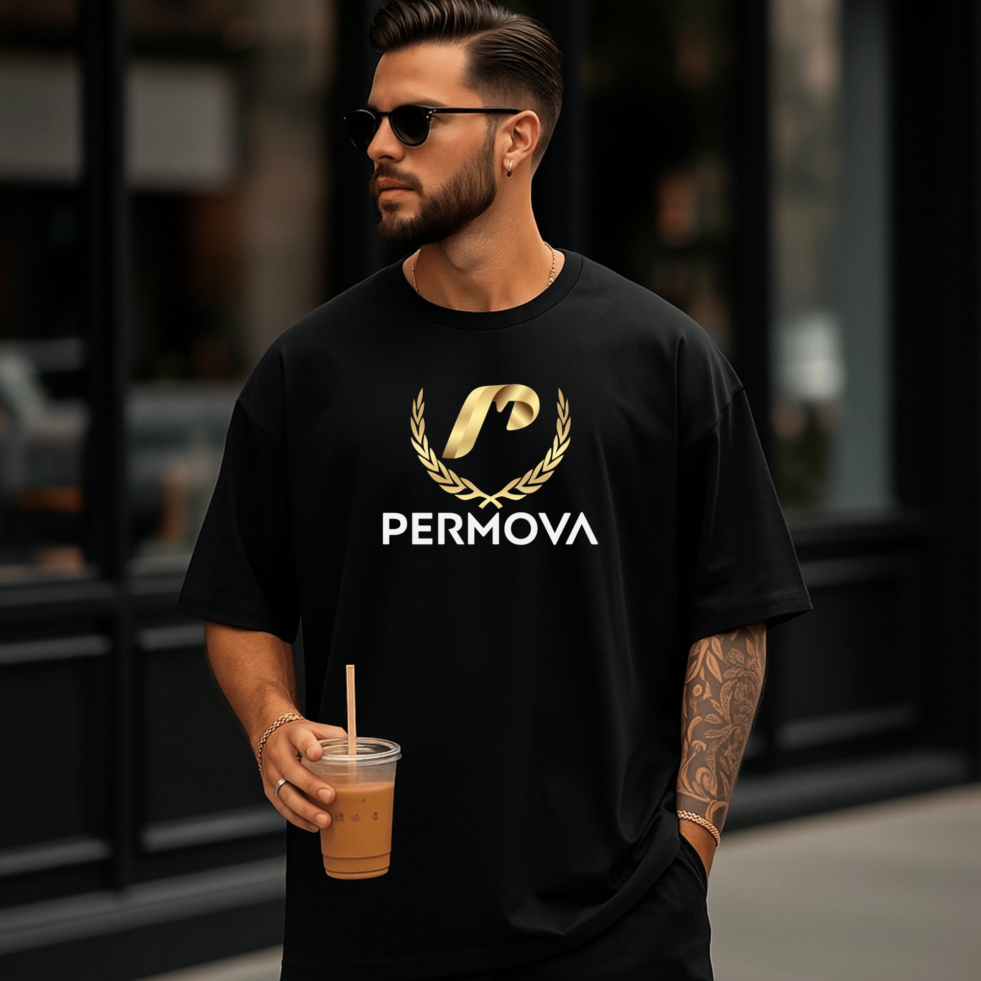 PERMOVA Gold Laurel Tee
